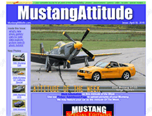 Tablet Screenshot of mustangattitude.com